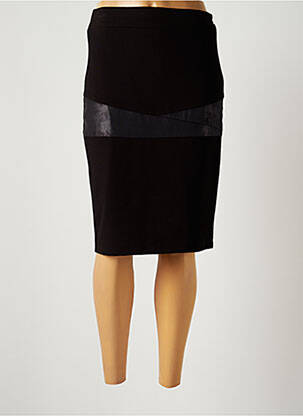 Jupe mi-longue coupe droite noir MERI & ESCA femme