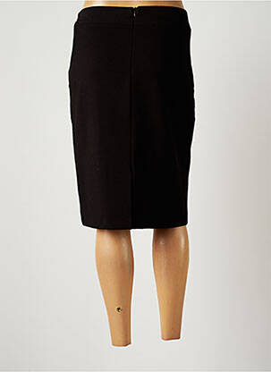 Jupe mi-longue coupe droite noir MERI & ESCA femme