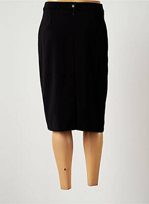 Jupe mi-longue taille normale noir GUY DUBOUIS femme