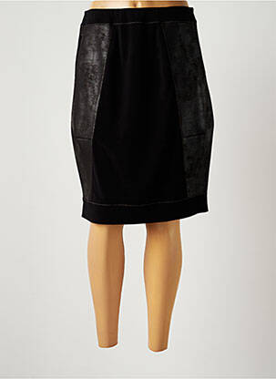 Jupe mi-longue taille normale noir GUY DUBOUIS femme