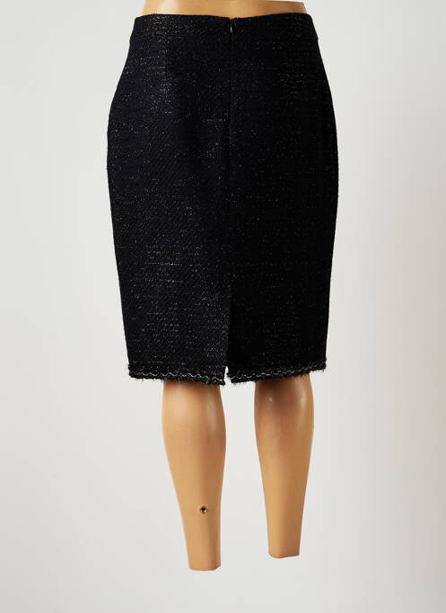 Jupe mi-longue bleu GUY DUBOUIS pour femme