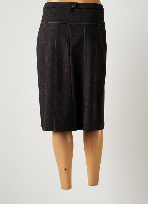 Jupe mi-longue gris GUY DUBOUIS pour femme