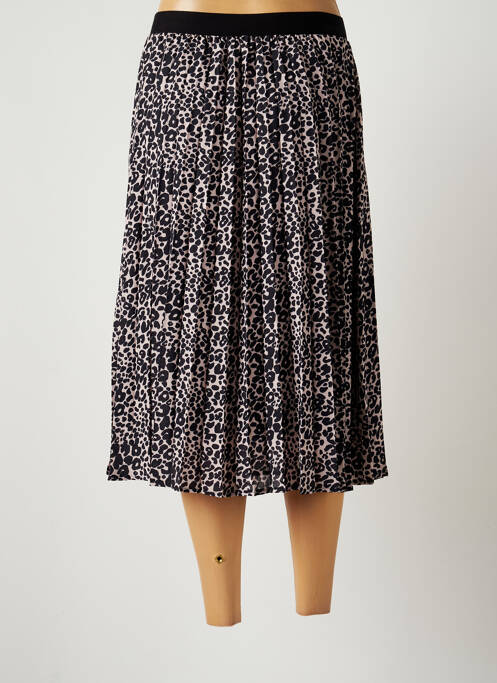 Jupe mi-longue noir GUY DUBOUIS pour femme