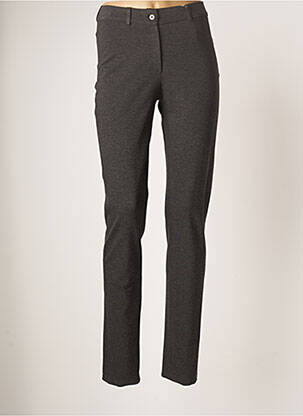 Pantalon slim skinny taille haute gris GUY DUBOUIS femme