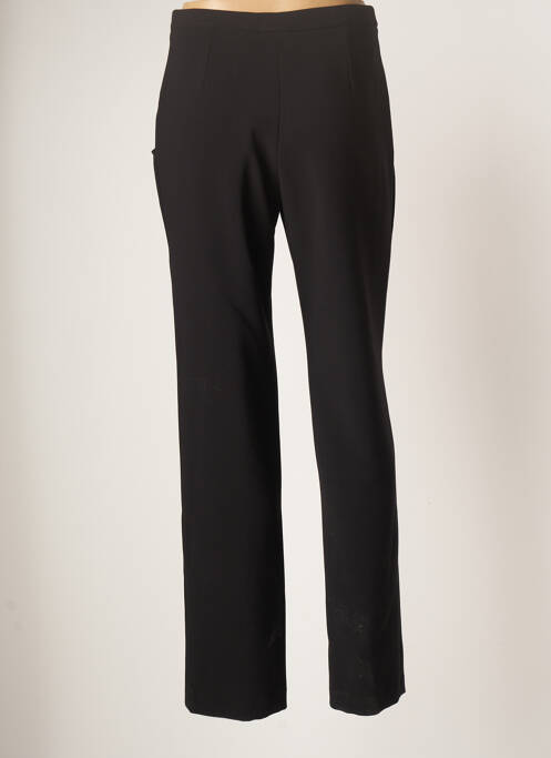 Pantalon droit noir GUY DUBOUIS pour femme
