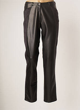 Pantalon droit stretch taille normale noir MERI & ESCA femme