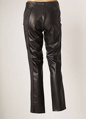 Pantalon droit stretch taille normale noir MERI & ESCA femme