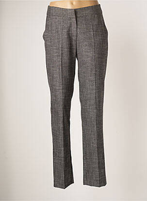 Pantalon droit stretch taille normale noir GUY DUBOUIS femme