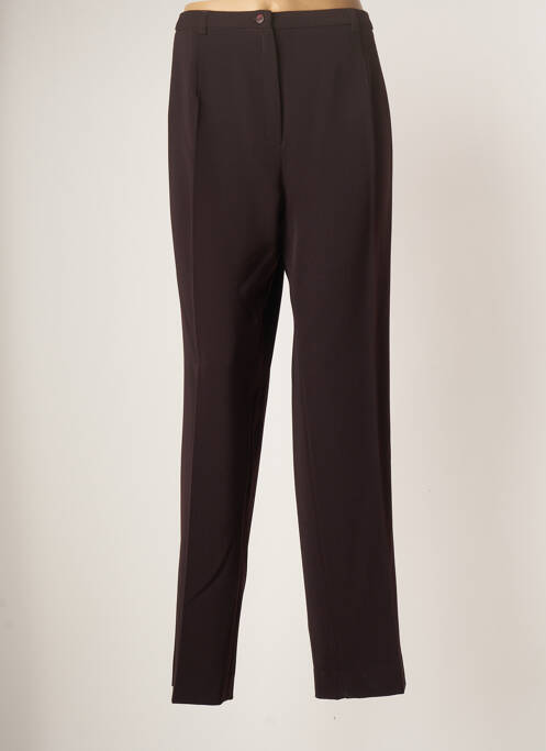 Pantalon droit marron GUY DUBOUIS pour femme