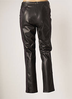 Pantalon slim taille élastique taille normale noir MERI & ESCA femme