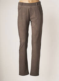 Jegging tissage jersey taille normale marron MERI & ESCA femme