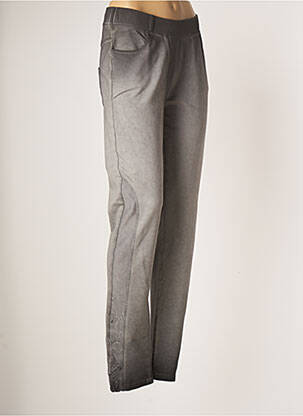 Pantalon slim taille élastique taille normale gris MERI & ESCA femme