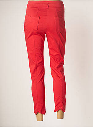Pantalon 7/8 stretch taille basse rouge MERI & ESCA femme