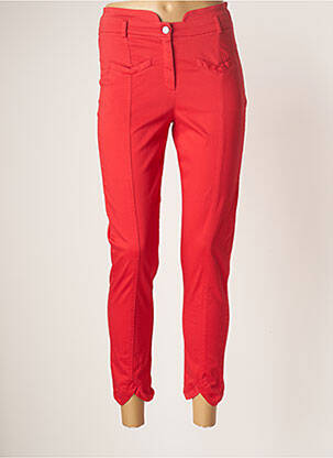 Pantalon 7/8 rouge MERI & ESCA pour femme