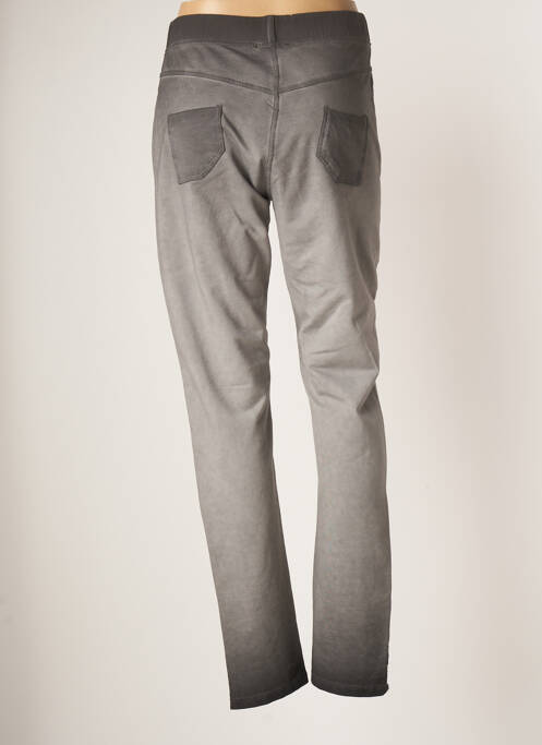 Pantalon slim taille élastique taille normale gris MERI & ESCA femme