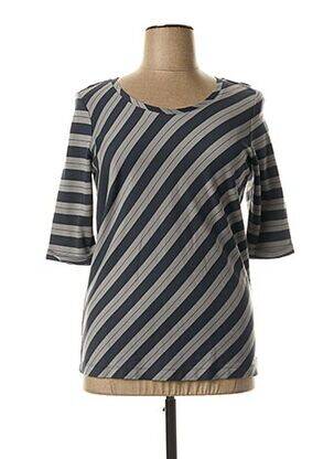 T-shirt manches 3/4 manches 3/4 gris SANDWICH femme