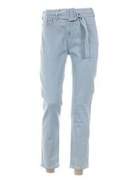 Jeans coupe slim slim taille haute bleu MAISON SCOTCH femme
