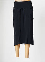 Jupe mi-longue stretch noir MAE MAHE femme