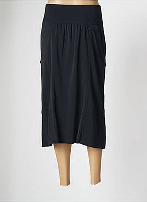 Jupe mi-longue stretch noir MAE MAHE femme