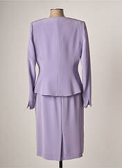 Ensemble robe violet PAULE VASSEUR pour femme seconde vue