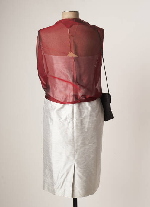 Robe courte gris PAULE VASSEUR pour femme