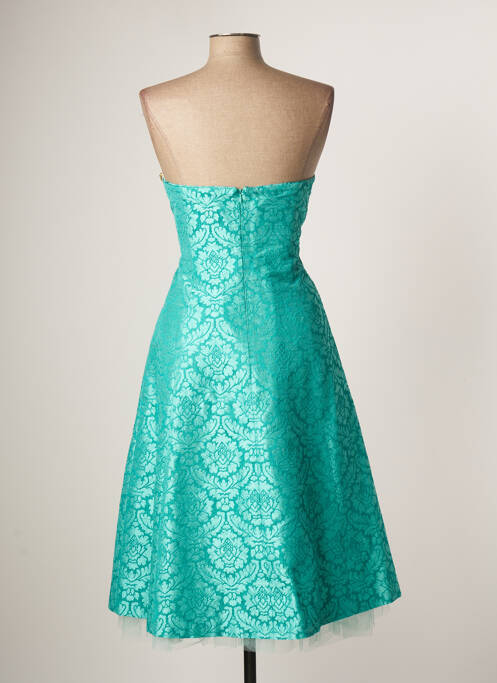 Robe mi-longue vert PAULE VASSEUR femme
