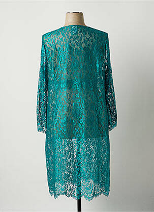 Veste chic fermeture boutonnée sur le devant bleu PAULE VASSEUR femme