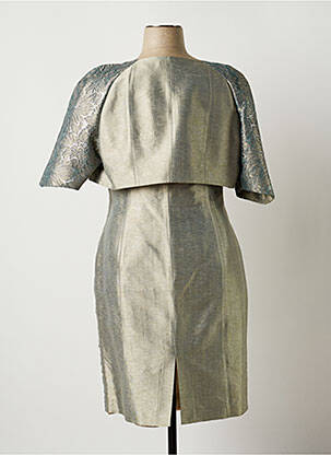 Ensemble robe coupe cintrée gris PAULE VASSEUR femme