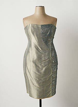 Ensemble robe coupe cintrée gris PAULE VASSEUR femme