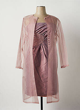 Ensemble robe violet PAULE VASSEUR pour femme