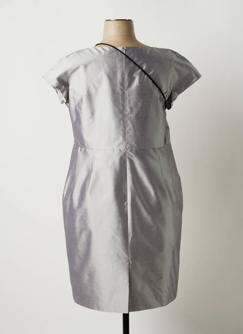 Robe mi-longue gris PAULE VASSEUR pour femme