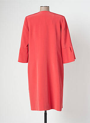Manteau court manches longues sans capuche rose PAULE VASSEUR femme