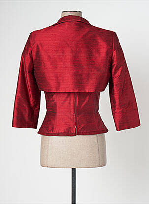 Top coupe cintrée sans manche rouge PAULE VASSEUR femme