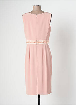 Robe mi-longue sans manche sans manche rose PAULE VASSEUR femme