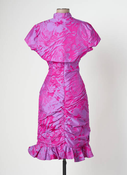 Robe mi-longue violet LINEA RAFFAELLI pour femme