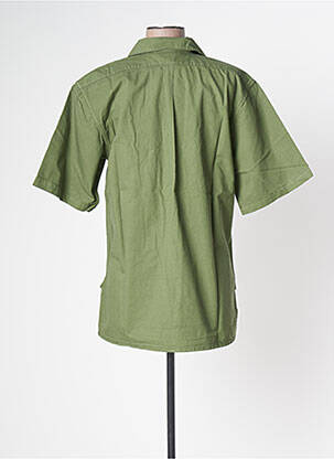 Chemisier poches poitrine manches courtes vert GIRLS OF DUST femme