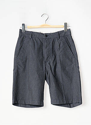 Bermuda tissage popeline taille basse bleu BELLEROSE homme