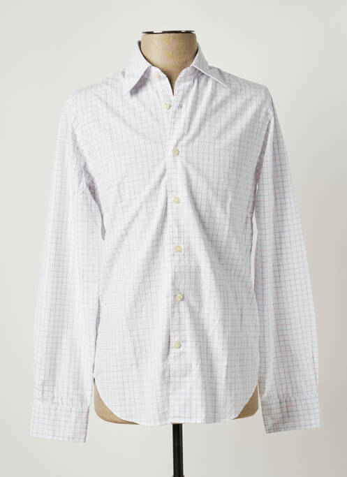 Chemise manches longues blanc BELLEROSE pour homme