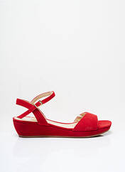 Sandales/Nu pieds rouge JB MARTIN pour femme seconde vue