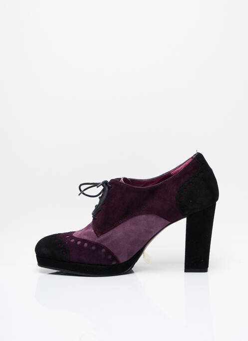 Derbies violet SACHA LONDON pour femme