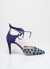 Sandales/Nu pieds bleu SACHA LONDON pour femme seconde vue