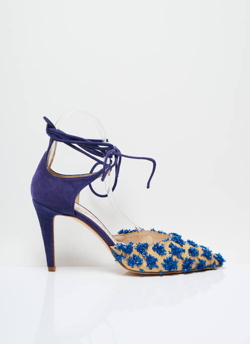 Sandales/Nu pieds bleu SACHA LONDON pour femme