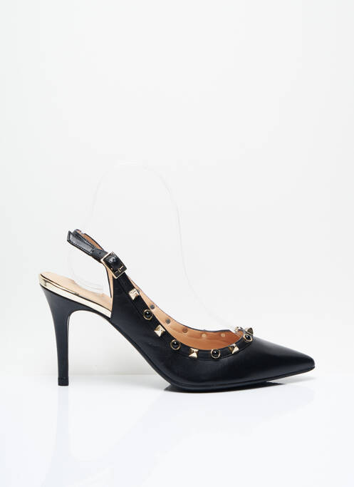 Sandales/Nu pieds noir ADIGE pour femme