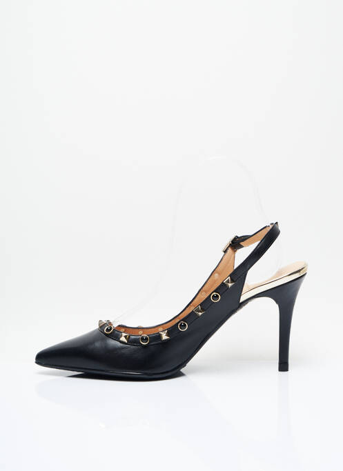 Sandales/Nu pieds noir ADIGE pour femme