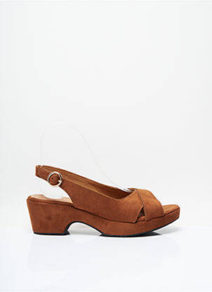 Sandales/Nu pieds rouge ADIGE pour femme