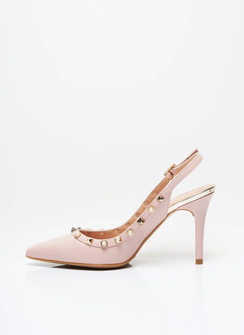 Sandales/Nu pieds rose ADIGE pour femme