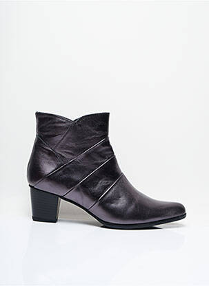 Bottines/Boots gris POMARES VAZQUEZ pour femme