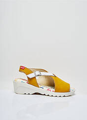 Sandales/Nu pieds jaune CLAMP pour femme seconde vue