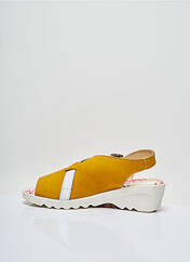 Sandales/Nu pieds jaune CLAMP pour femme seconde vue