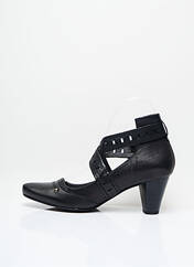 Sandales/Nu pieds noir CONNIVENCE pour femme seconde vue